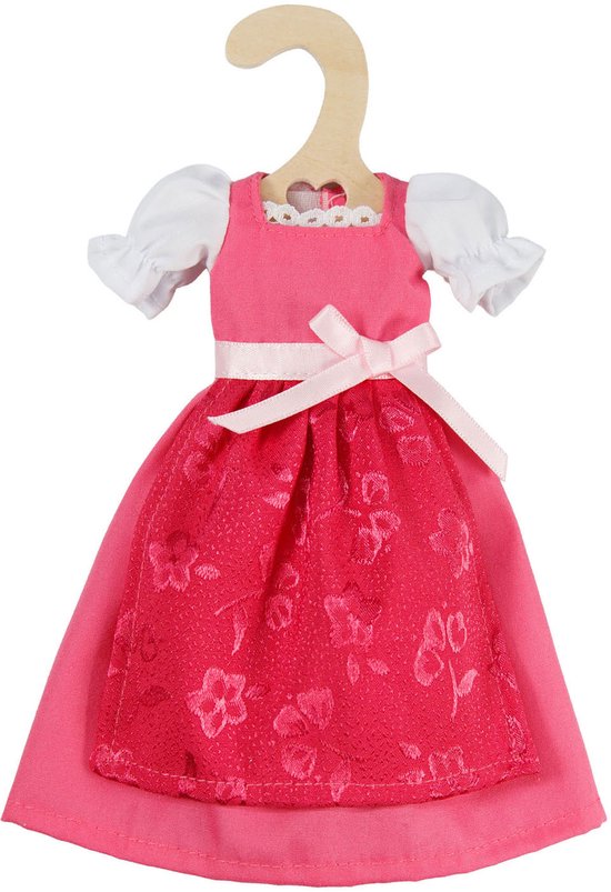 Traditionele Dirndl-jurk voor Modepoppen Pinky - 29cm