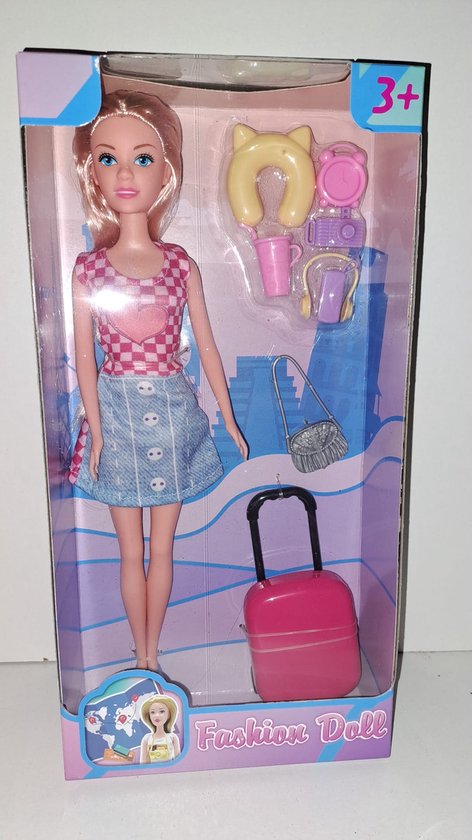 Travel Barbiepop Spijkerrok van Barbie