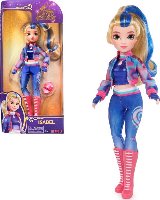 Unicorn Academy – Pop Isabel - met 5 modeaccessoires en borstel van Unicorn