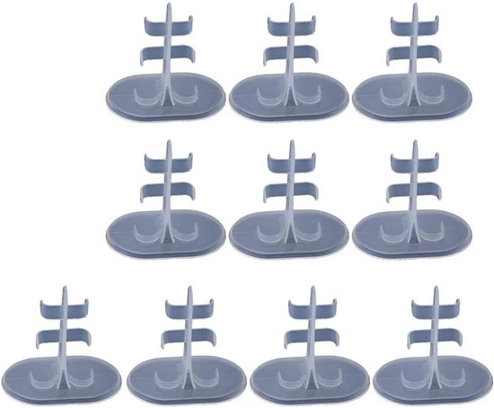 Universele Plastic Popstandaards voor Meisjespoppen - 5/10 Stuks, Perfect voor Tentoonstellingen en Verzamelingen