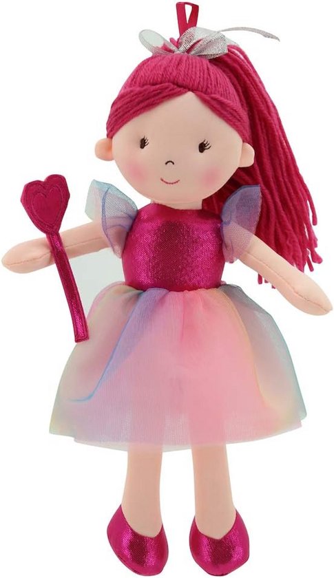 Zachte Ballerina Knuffelpop 30 cm Roze Pluche Speelgoed van Merkloos