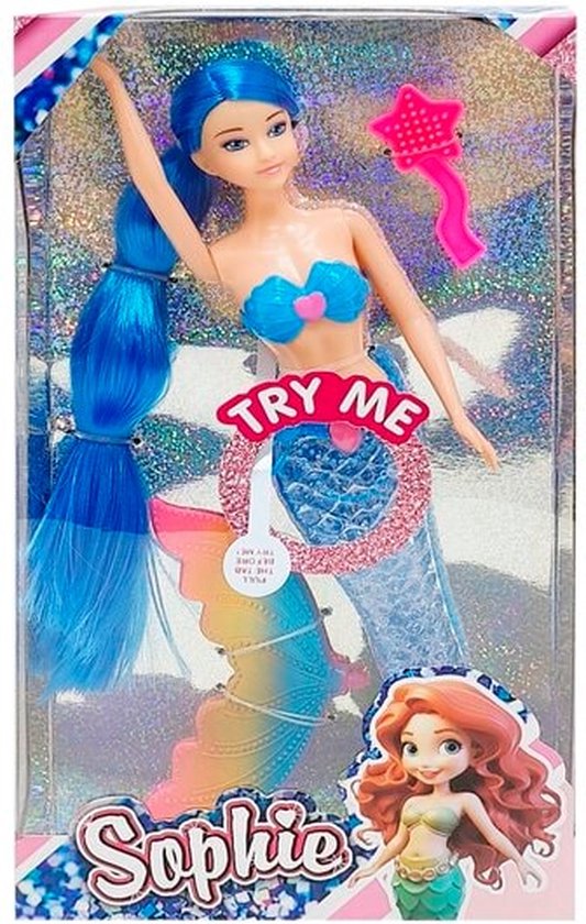 Zeemeermin Pop Blauw van Simba