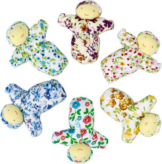 Zorgenpopjes/Worrydolls handgemaakt - 7x5.5 cm van Amadoria