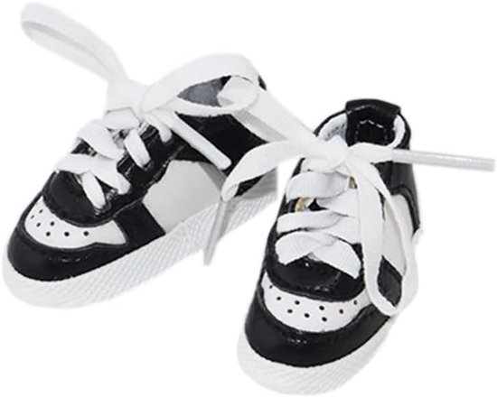 Zwarte Schoenen voor 15cm 1/6 BJD Knuffelpop - Dress-up Accessoire